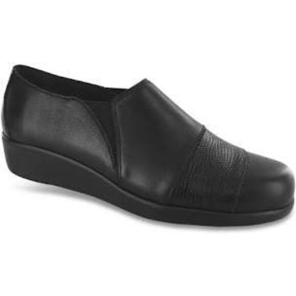 SAS Nora Slip On comfort Shoes‎ Black Size 6 WW - Picture 1 of 16